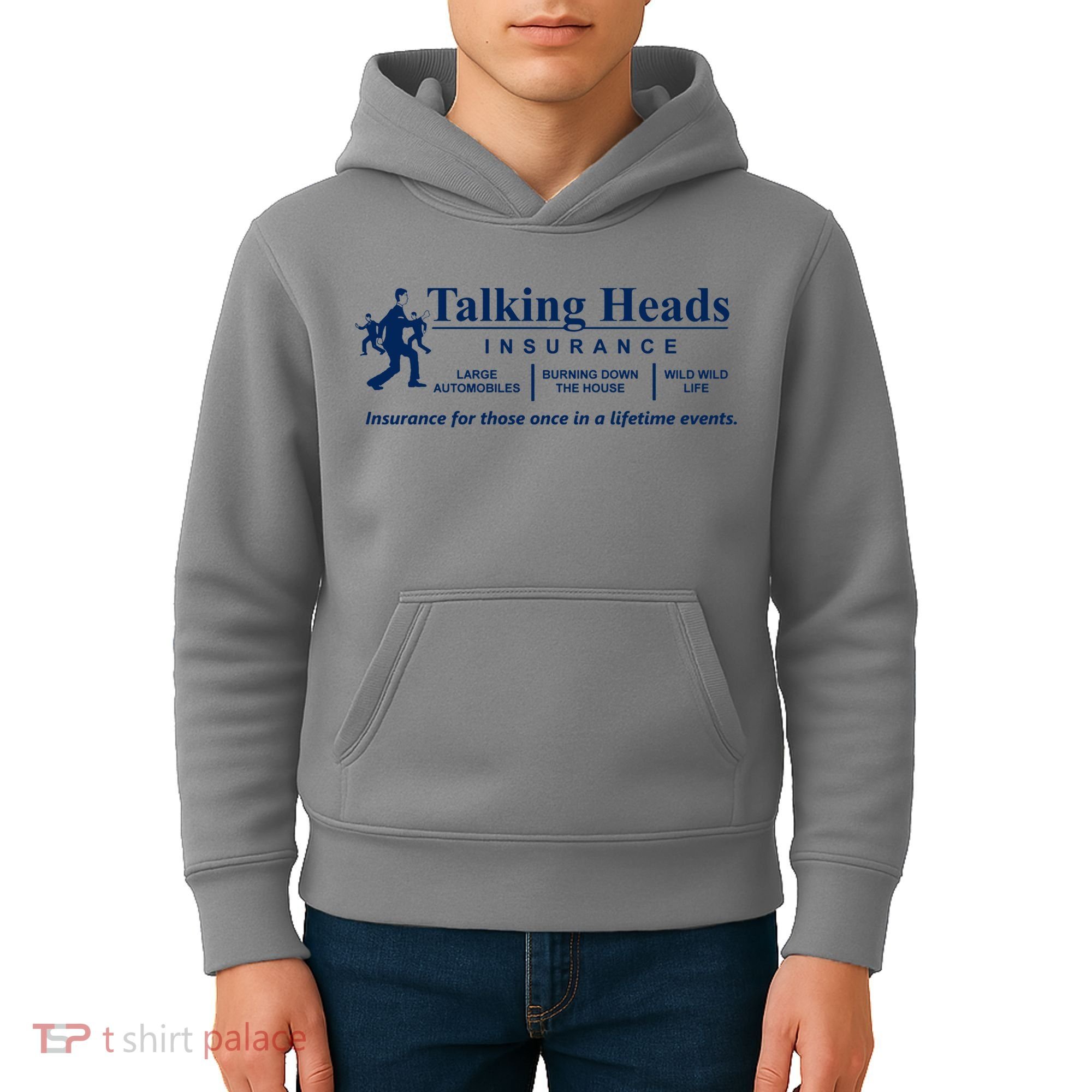 Talking Heads Insurance Kids Hoodie