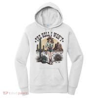 The Hell I WonT  Retro Western Cowgirl Women's Hoodie thumb 0