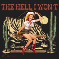 The Hell I WonT Retro Western Cowgirl Women's Sweatshirt thumb 2