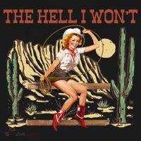 The Hell I WonT Retro Western Cowgirl Toddler Hoodie thumb 2