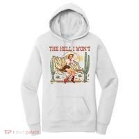 The Hell I WonT Retro Western Cowgirl Women's Hoodie thumb 0