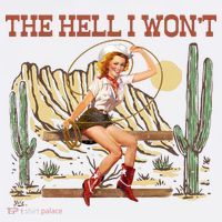 The Hell I WonT Retro Western Cowgirl Women's Hoodie thumb 2