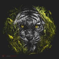 Tiger Hiding In The Grass Women's Sweatshirt thumb 2