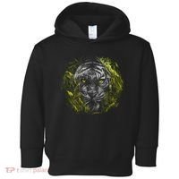 Tiger Hiding In The Grass Toddler Hoodie thumb 0