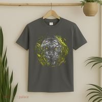 Tiger Hiding In The Grass T-Shirt thumb 2