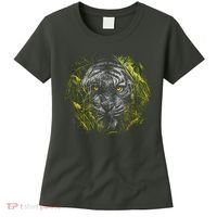 Tiger Hiding In The Grass Women's T-Shirt thumb 0