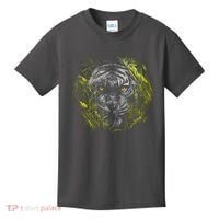 Tiger Hiding In The Grass Kids T-Shirt thumb 0