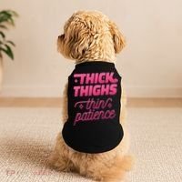 Thick Thighs Thin Patience Doggie Tank thumb 2
