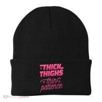 Thick Thighs Thin Patience Beanie thumb 0