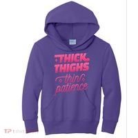 Thick Thighs Thin Patience Kids Hoodie thumb 0