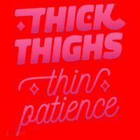 Thick Thighs Thin Patience Santa Hat thumb 1