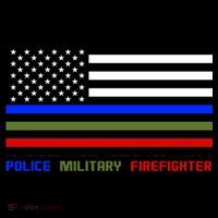 Thin Blue Green Red Lines Police Military Firefighter Coffee Mug thumb 5