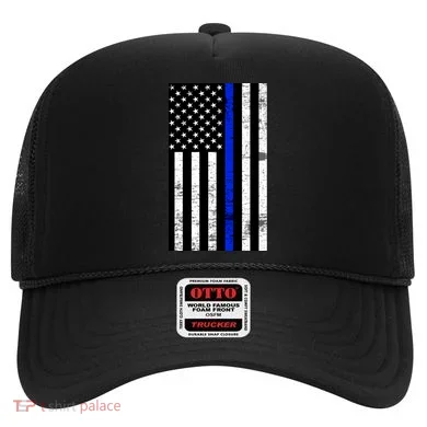 Thin Blue Line American Flag Hat