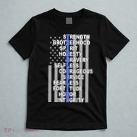 Thin Blue Line Blue Lives Us Flag T-Shirt thumb 5