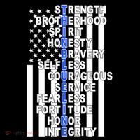 Thin Blue Line Blue Lives Us Flag Coffee Mug thumb 5