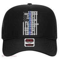Thin Blue Line Blue Lives Us Flag Hat thumb 0