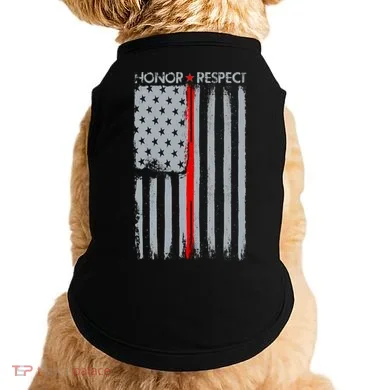 Thin Red Line American Flag Doggie Tank