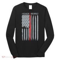 Thin Red Line American Flag Long Sleeve Shirt thumb 0