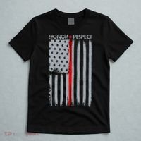 Thin Red Line American Flag T-Shirt thumb 5