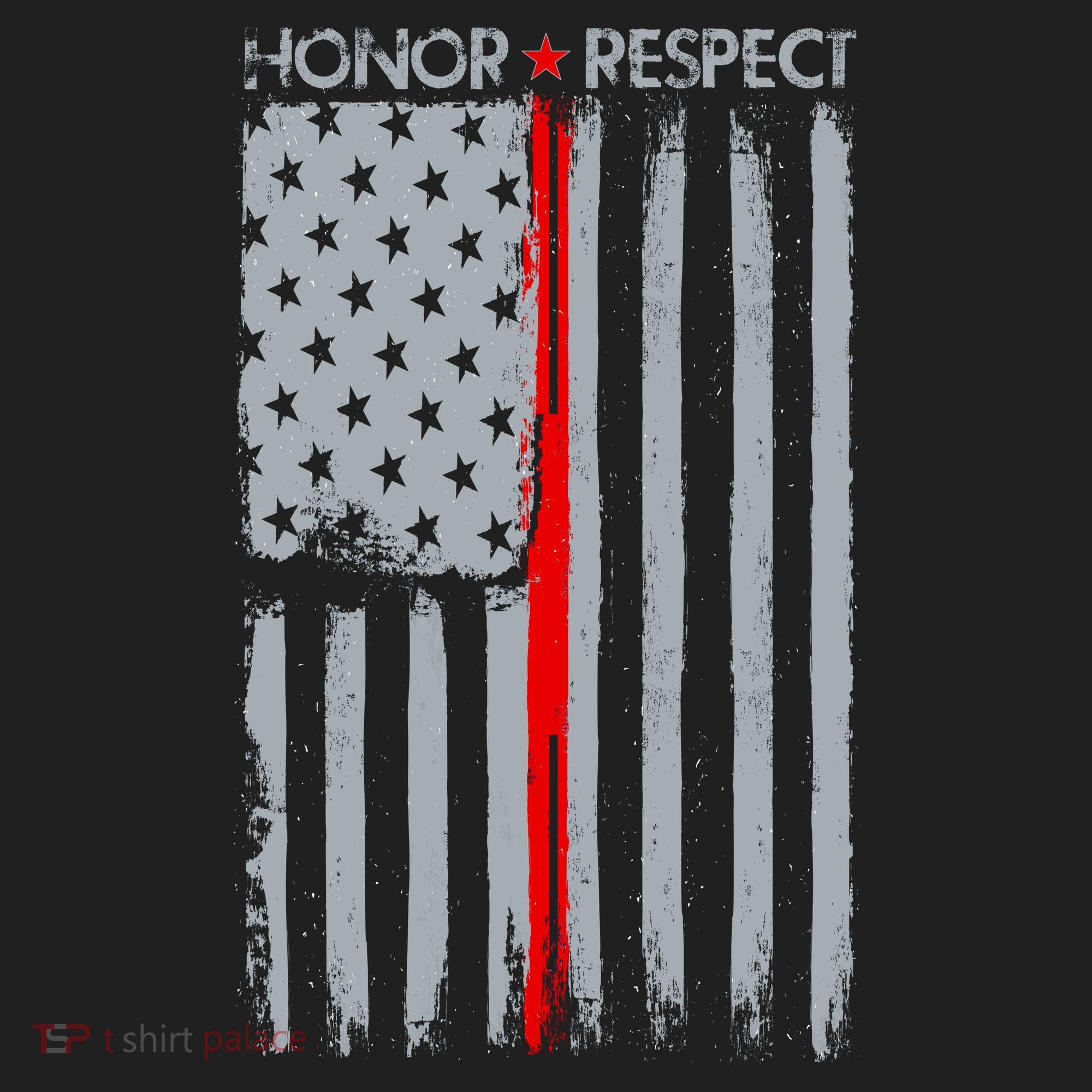 Thin Red Line American Flag Tumbler