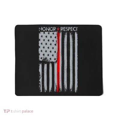 Thin Red Line American Flag Mousepad