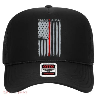 Thin Red Line American Flag Hat
