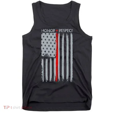 Thin Red Line American Flag Tank Top