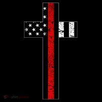 Thin Red Line Cross Firefighter Backpack thumb 2