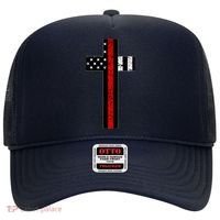 Thin Red Line Cross Firefighter Hat thumb 0