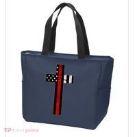 Thin Red Line Cross Firefighter Tote Bag thumb 3
