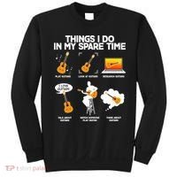 Things I Do In My Spare Time Guitar Fan Sweatshirt thumb 0