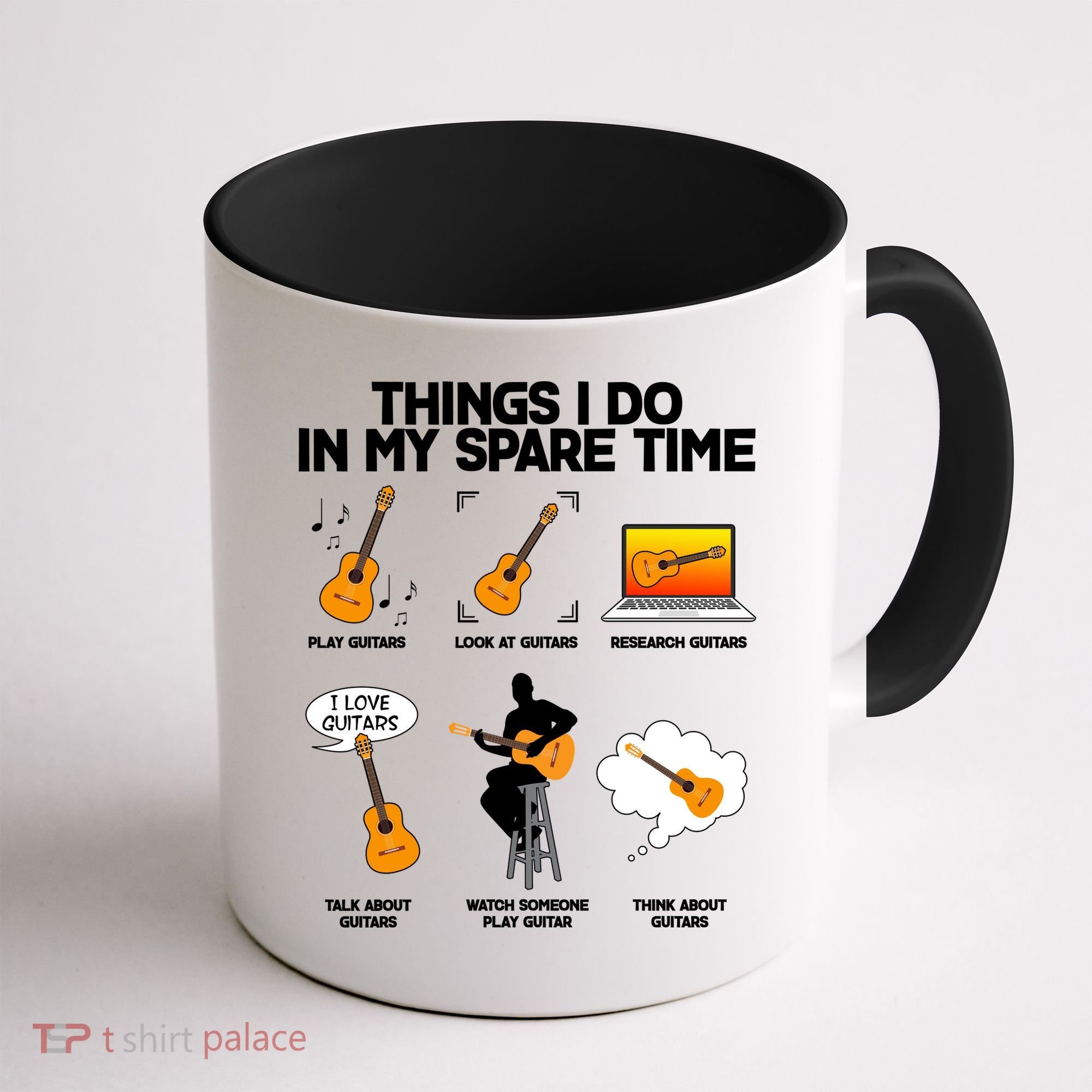 Things I Do In My Spare Time Guitar Fan Coffee Mug