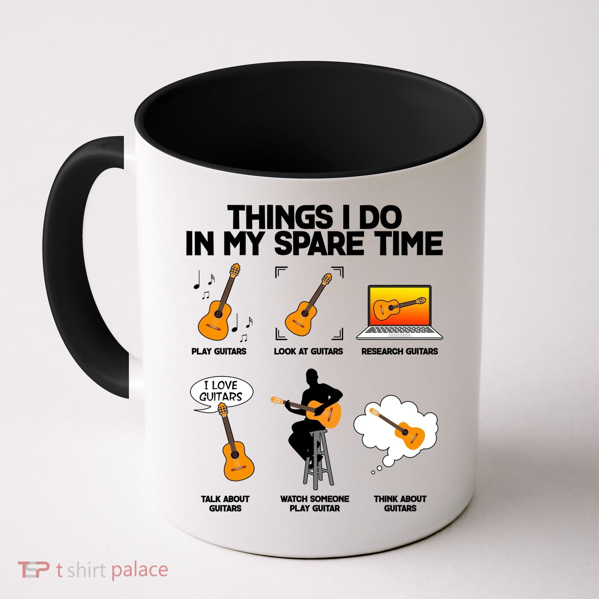 Things I Do In My Spare Time Guitar Fan Coffee Mug