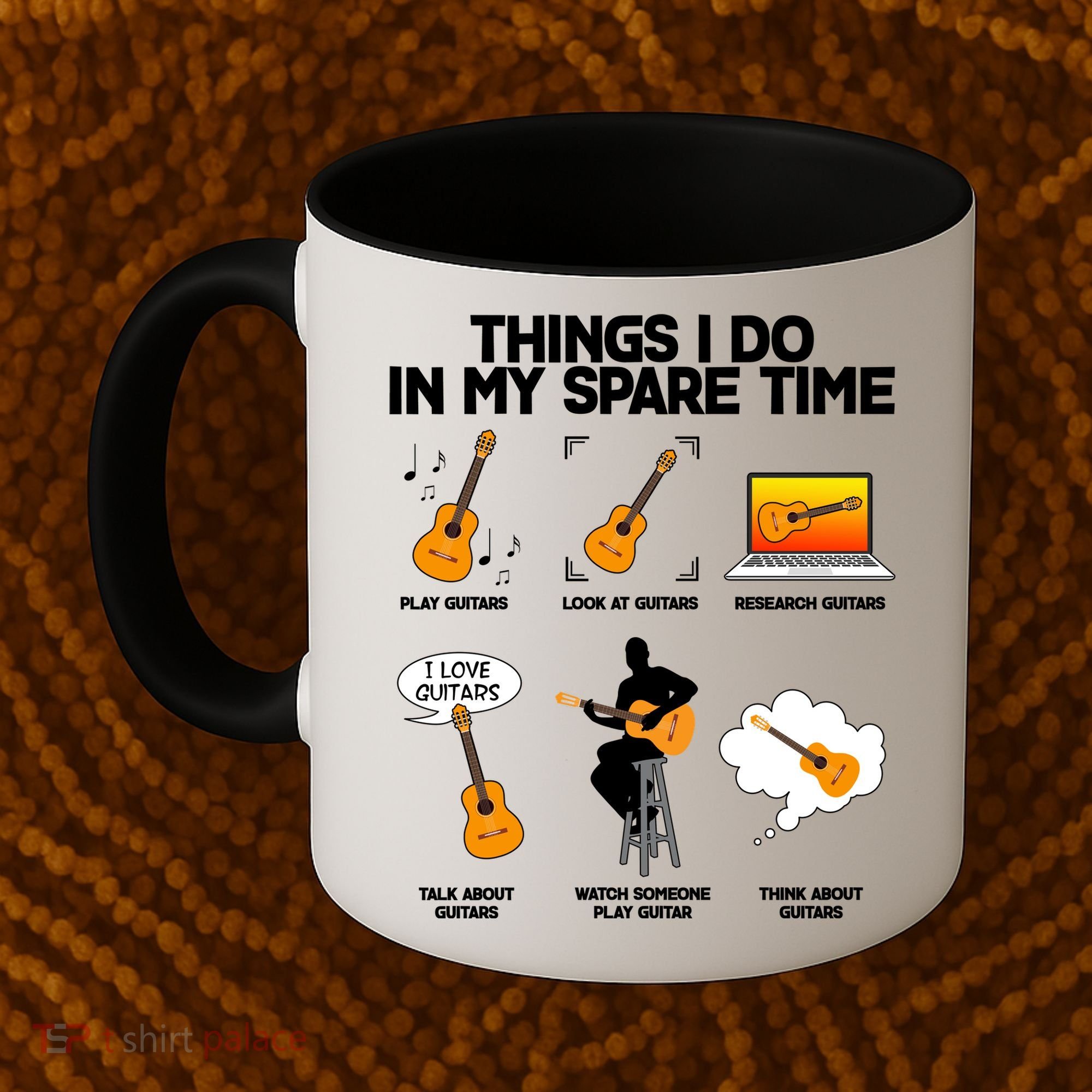 Things I Do In My Spare Time Guitar Fan Coffee Mug