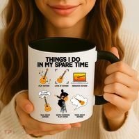 Things I Do In My Spare Time Guitar Fan Coffee Mug thumb 3