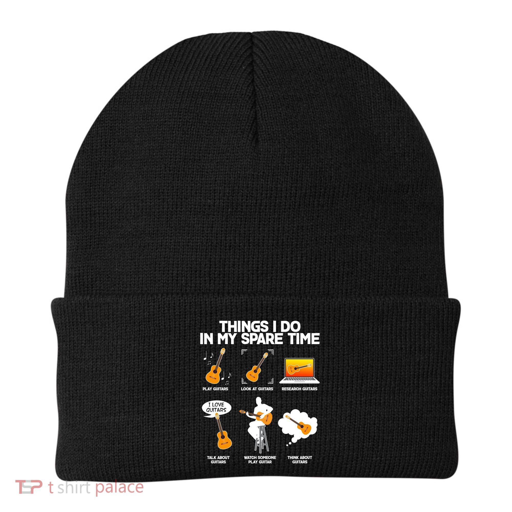 Things I Do In My Spare Time Guitar Fan Beanie