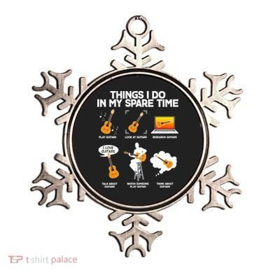 Things I Do In My Spare Time Guitar Fan Ornament