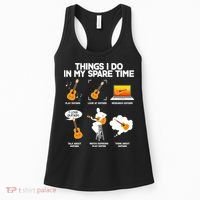 Things I Do In My Spare Time Guitar Fan Women's Tank Top thumb 0