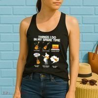 Things I Do In My Spare Time Guitar Fan Women's Tank Top thumb 2