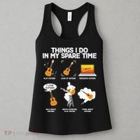 Things I Do In My Spare Time Guitar Fan Women's Tank Top thumb 3