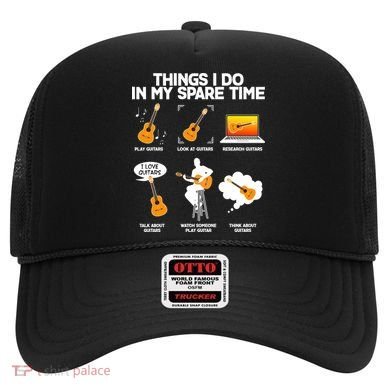 Things I Do In My Spare Time Guitar Fan Hat