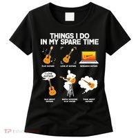 Things I Do In My Spare Time Guitar Fan Women's T-Shirt thumb 0