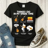 Things I Do In My Spare Time Guitar Fan Women's T-Shirt thumb 3