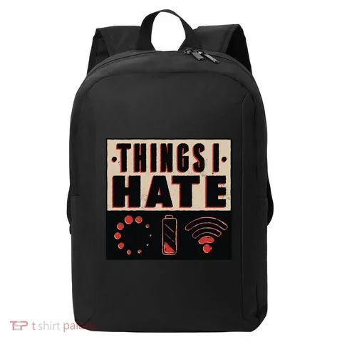Things I Hate Bad Service Modern Backpack in the selected color