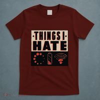 Things I Hate Bad Service T-Shirt thumb 5