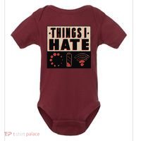 Things I Hate Bad Service Baby Bodysuit thumb 0