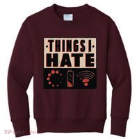 Things I Hate Bad Service Kids Sweatshirt thumb 0