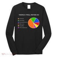Things I Will Never Do Funny Long Sleeve Shirt thumb 0