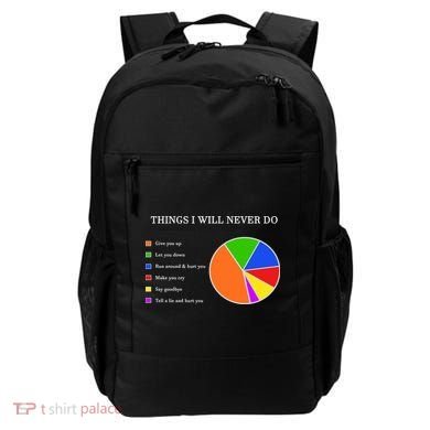 Things I Will Never Do Funny Backpack