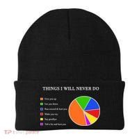 Things I Will Never Do Funny Beanie thumb 0
